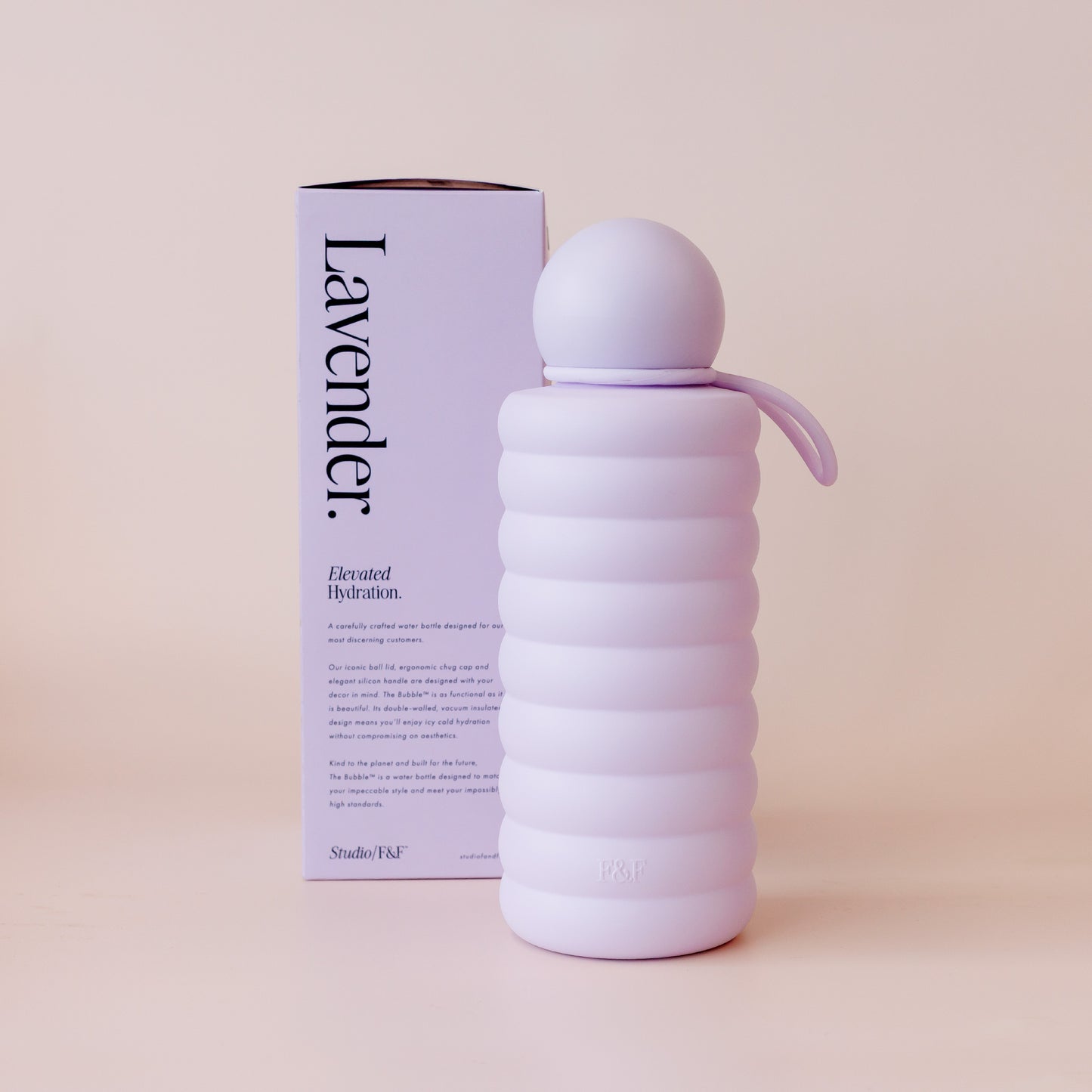 The Bubble Reusable Water Bottle - Lavender