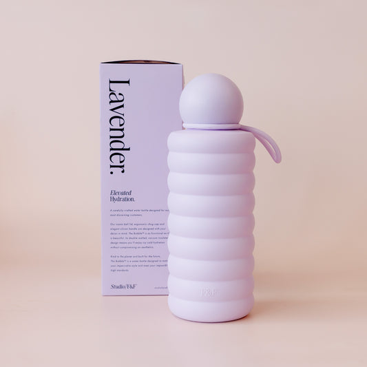 The Bubble Reusable Water Bottle - Lavender