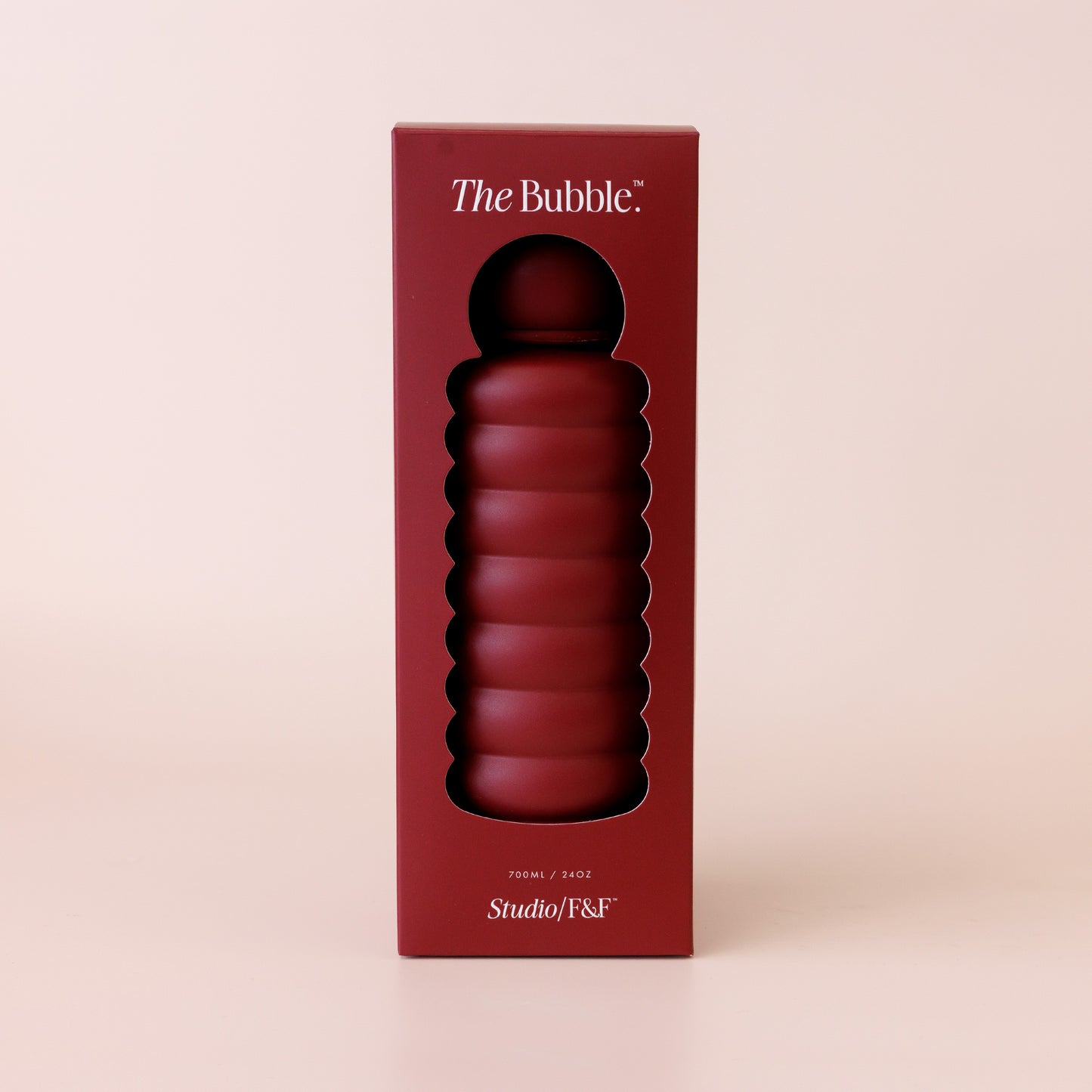 The Bubble Reusable Water Bottle - Cherry