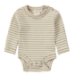 Organic L/S Classic Bodysuit - Sage Stripes