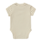 Organic S/S Classic Bodysuit - Sage Stripes