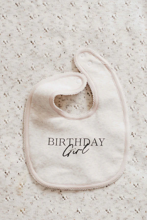 Jersey Dribble Bib - Birthday Girl