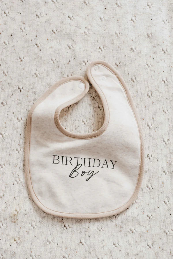 Jersey Dribble Bib - Birthday Boy