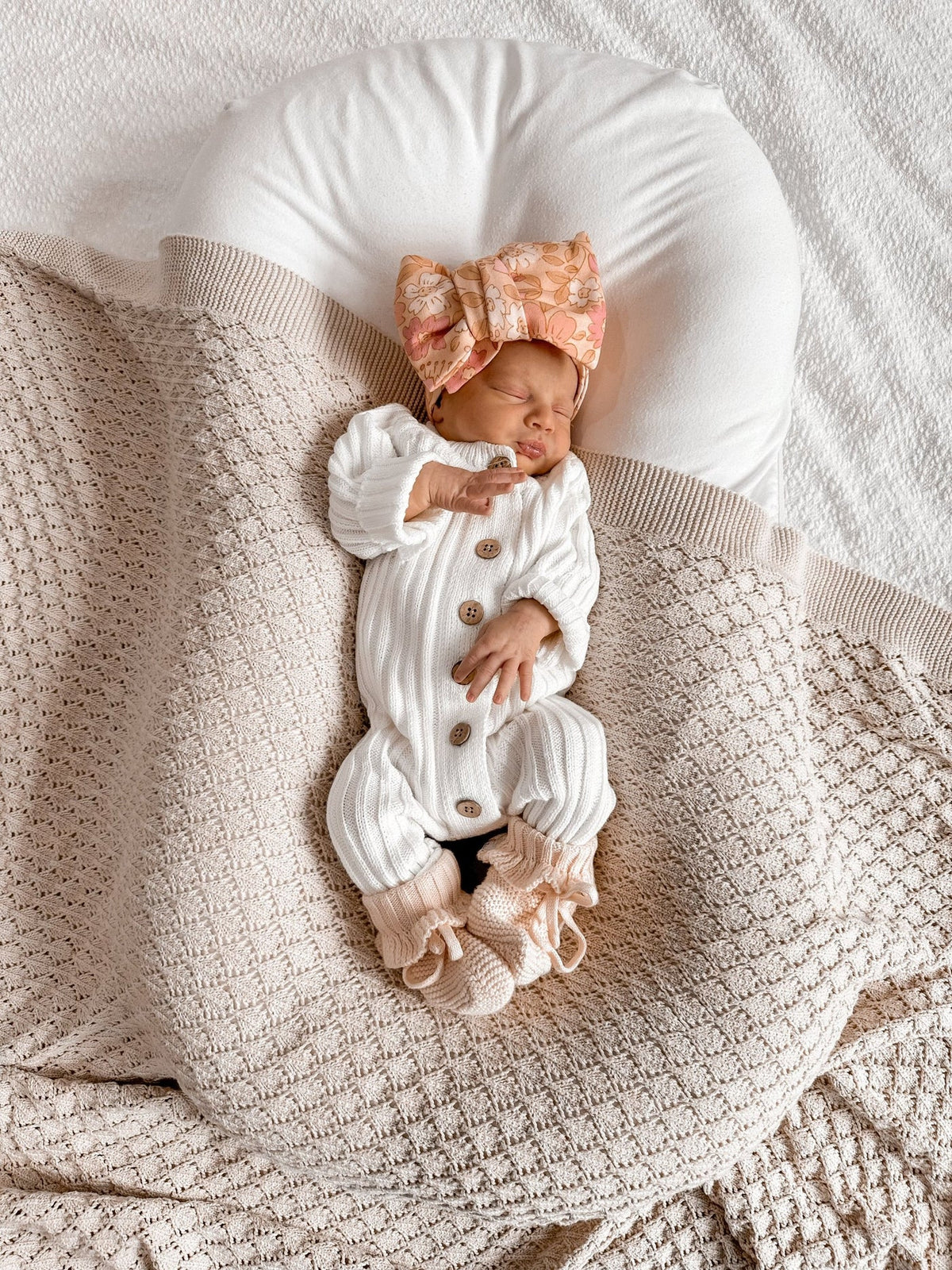 Signature Ribbed Romper - Milk