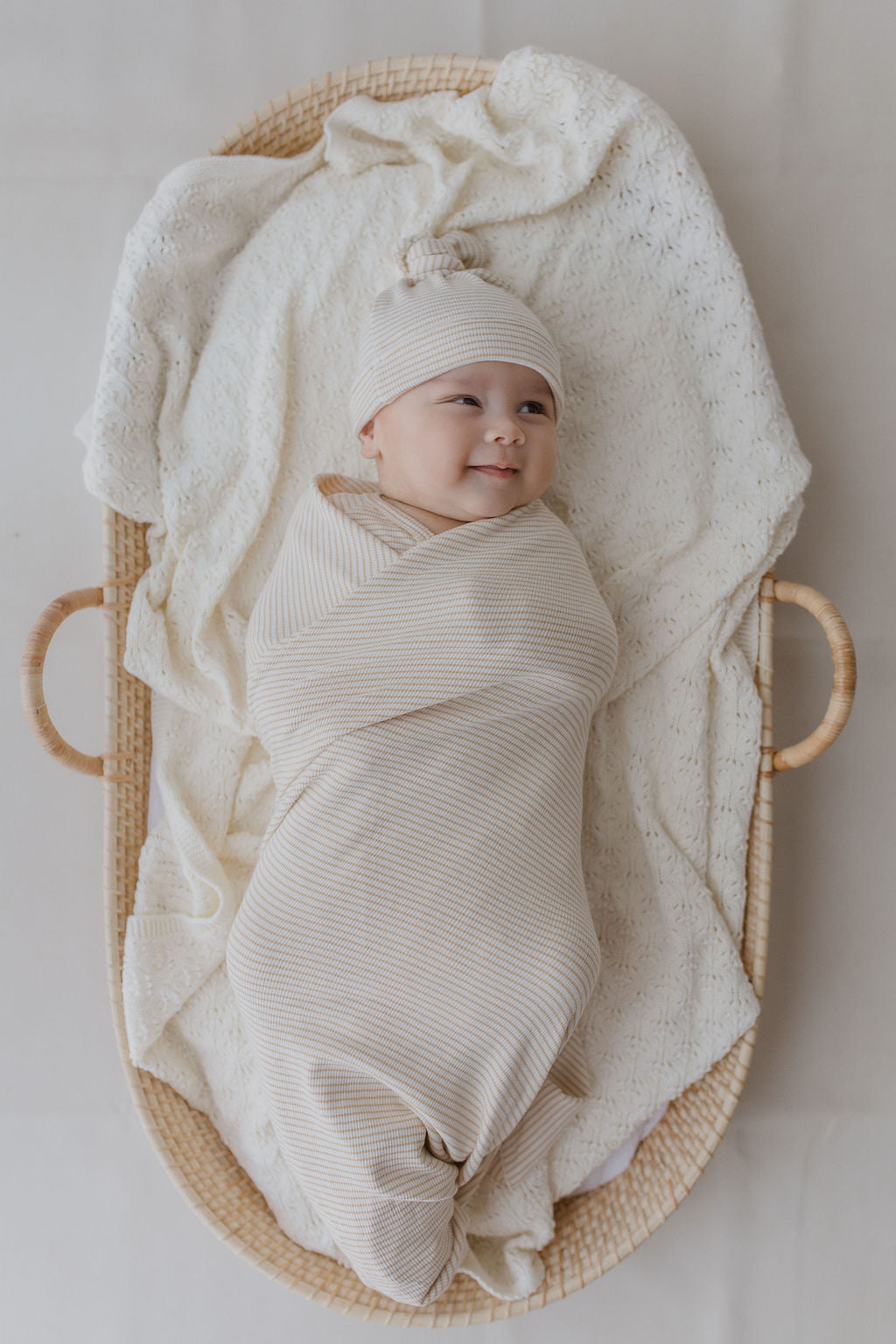 Organic Swaddle Blanket - Honey