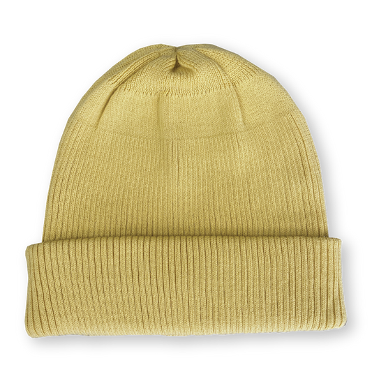 Knitted Pixie Beanie - Dusty Lime