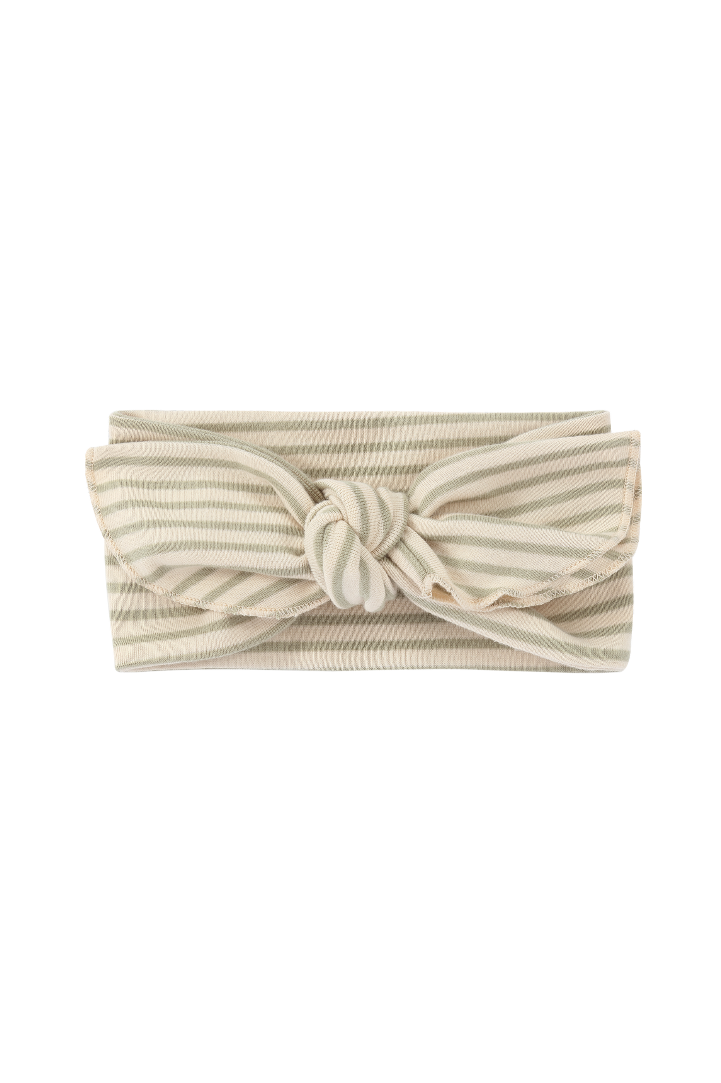 Organic Headband - Sage Stripes