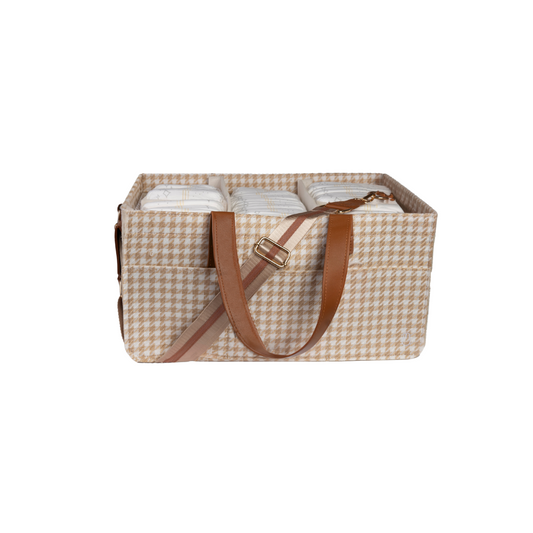 Bunnie Caddie - Houndstooth Tan