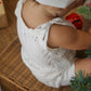 Knitted Pointelle Set - Milk