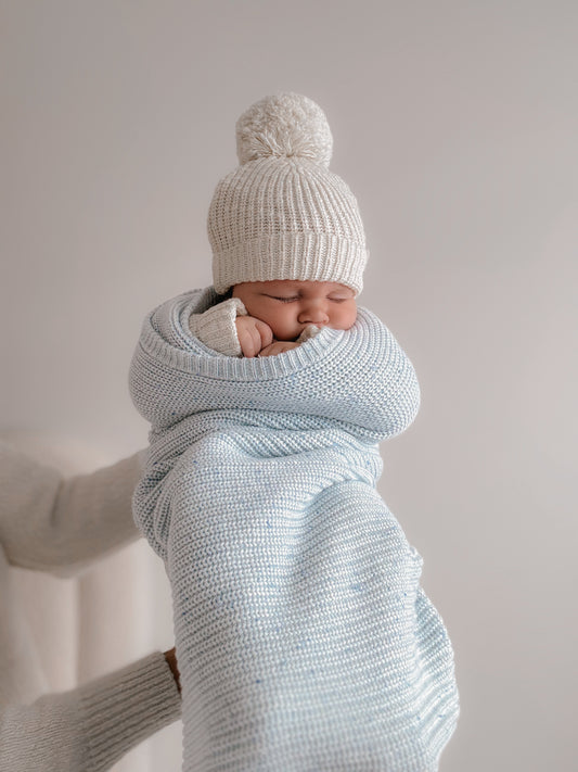 Knit Blanket - Aero Fleck