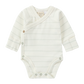 Organic L/S Kimono Bodysuit - White Sky