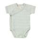 Organic S/S Kimono Bodysuit - Blue Sky