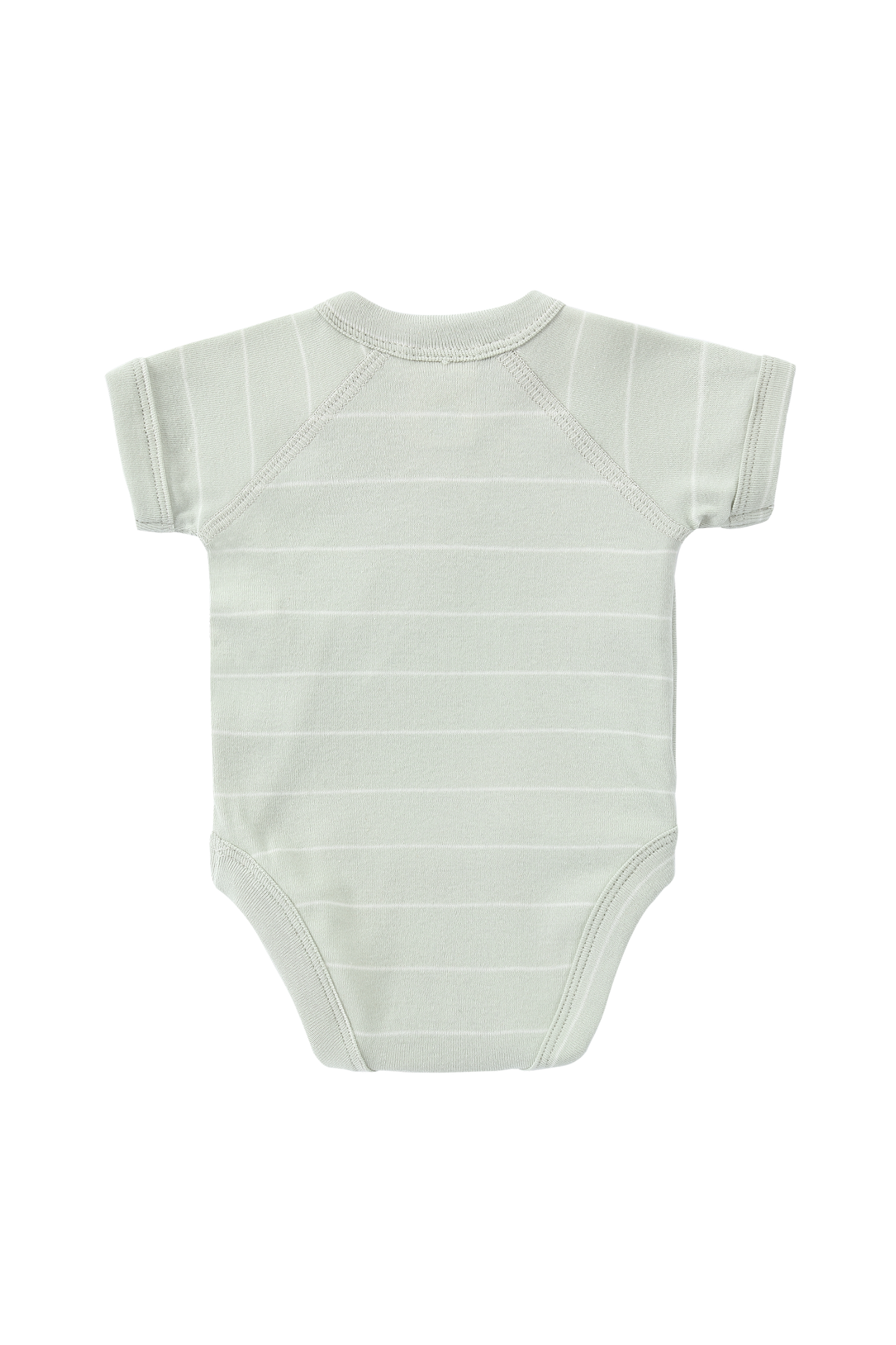 Organic S/S Kimono Bodysuit - Blue Sky