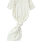 Organic Kimono Gown - White Sky