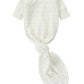 Organic Kimono Gown - White Sky