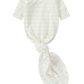 Organic Kimono Gown - White Sky