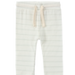 Organic Drawstring Legging - White Sky