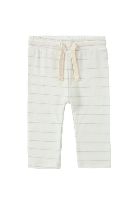 Organic Drawstring Legging - White Sky