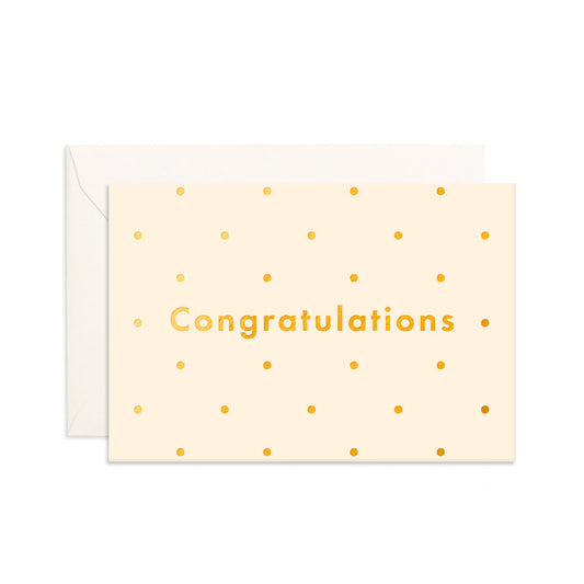 Greeting Card - Congratulations Dots | Mini