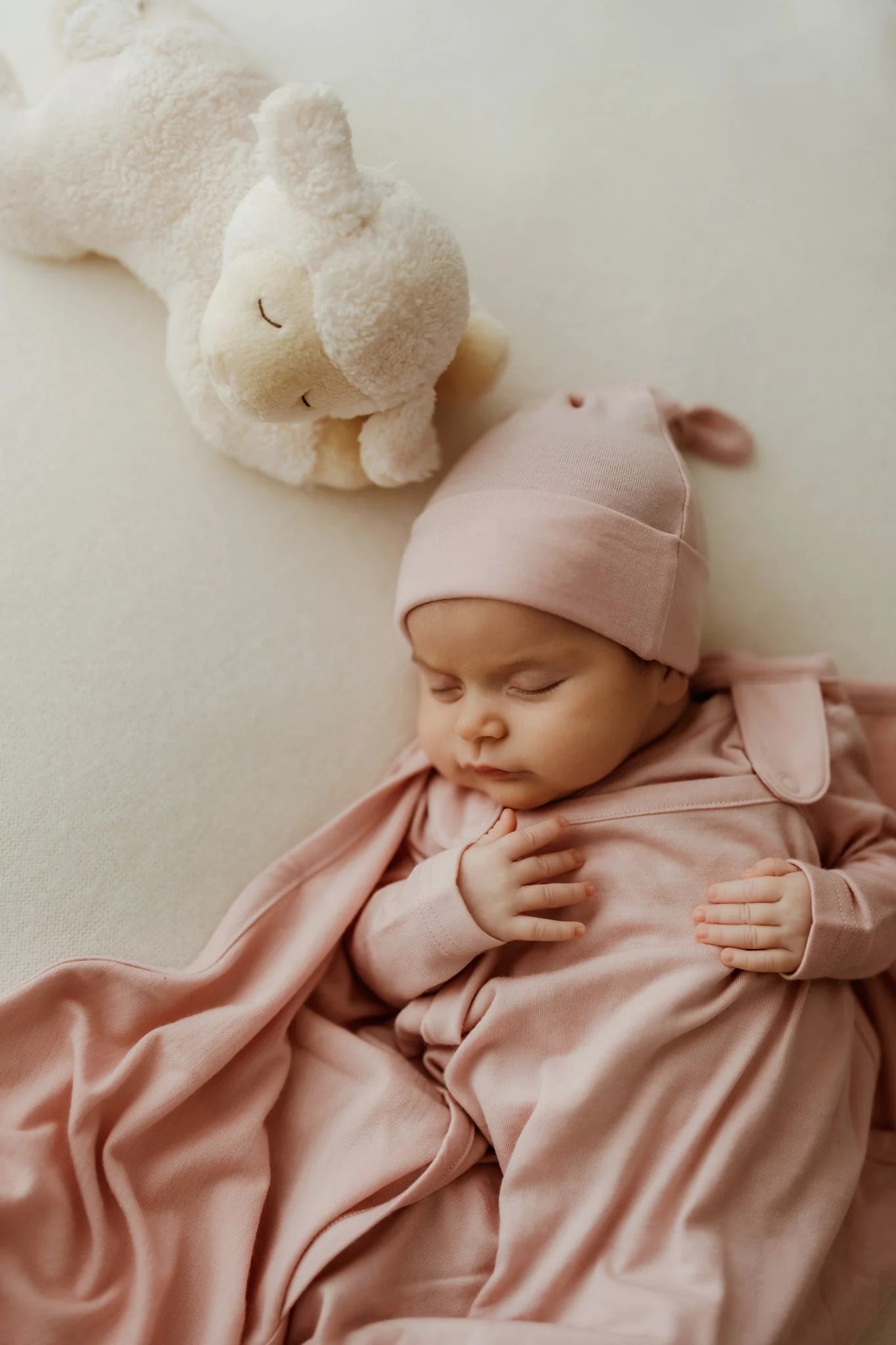 Merino Beanie - Cloud Pink