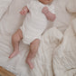 Organic S/S Classic Bodysuit - White Sky