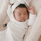 Organic Kimono Gown - White Sky