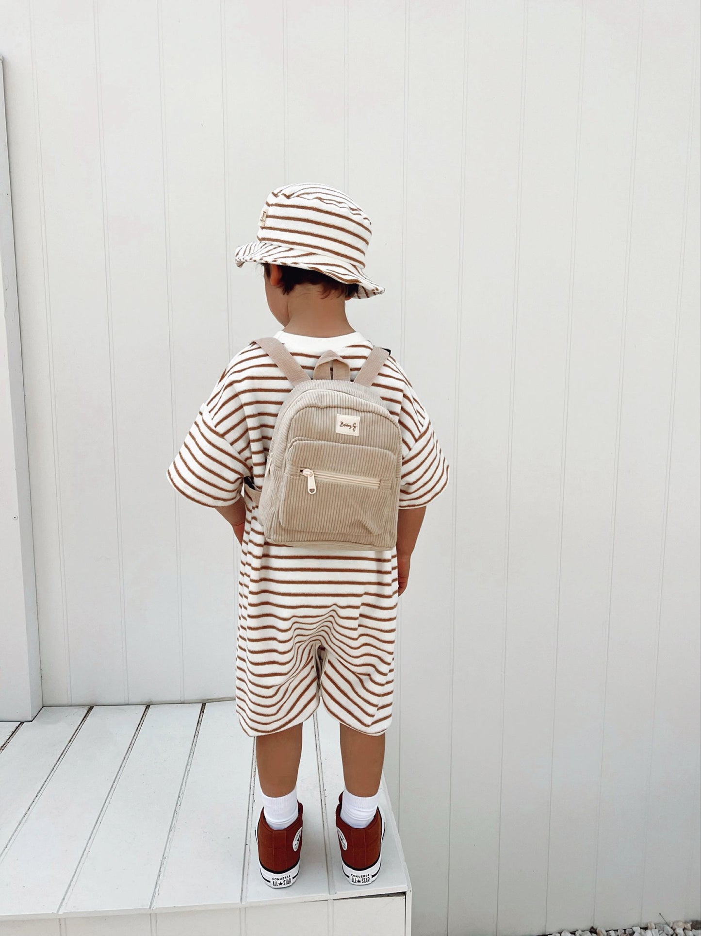 Mini Corduroy Backpack