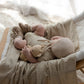 Organic Swaddle Blanket - Sage Stripes