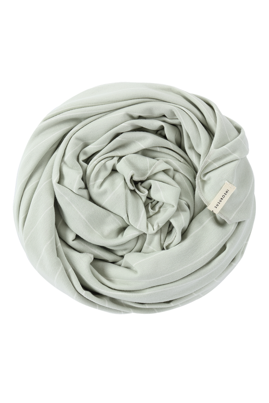 Organic Swaddle Blanket - Blue Sky