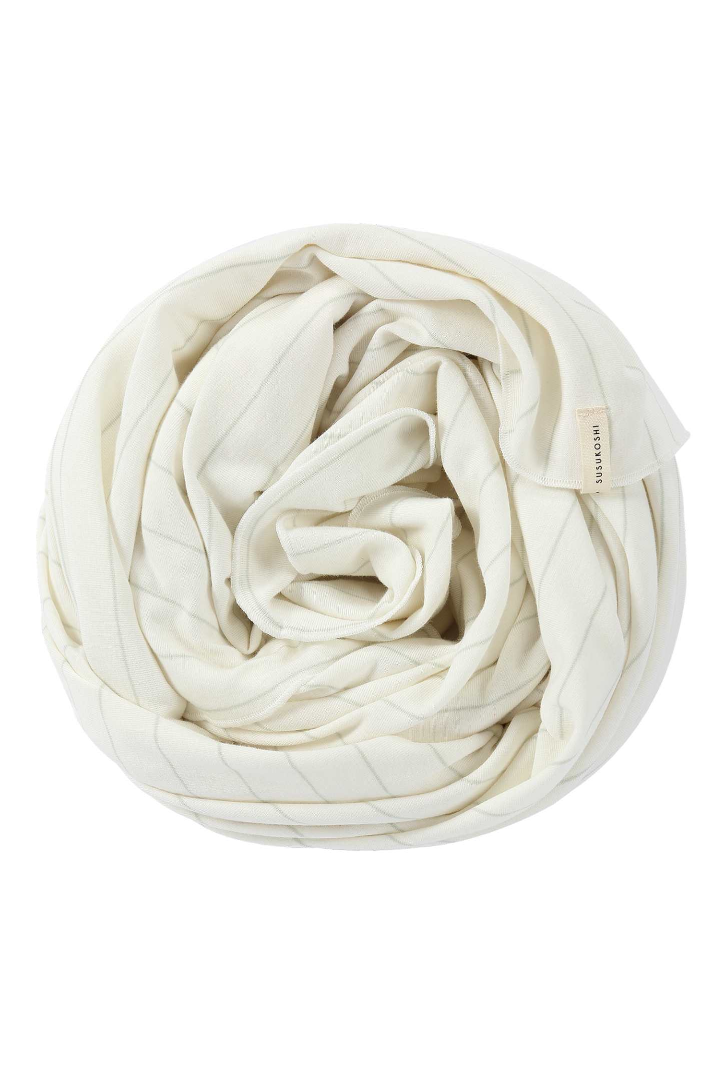 Organic Swaddle Blanket - White Sky