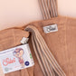 Shorty Tights - Light Brown Striped