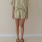 Women's Knit Shorts - Tallow