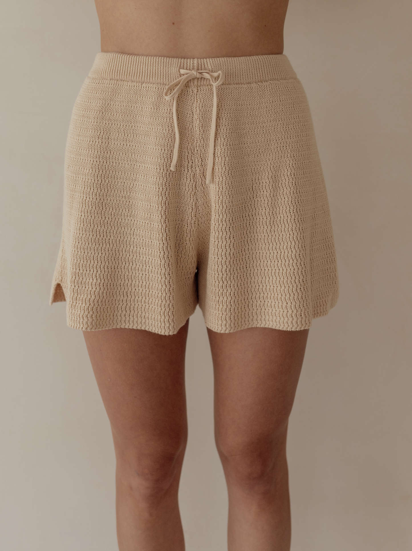 Women's Knit Shorts - Beech