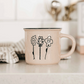 Mug - Mum (Hand Drawn Flower)