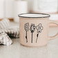 Mug - Mum (Hand Drawn Flower)