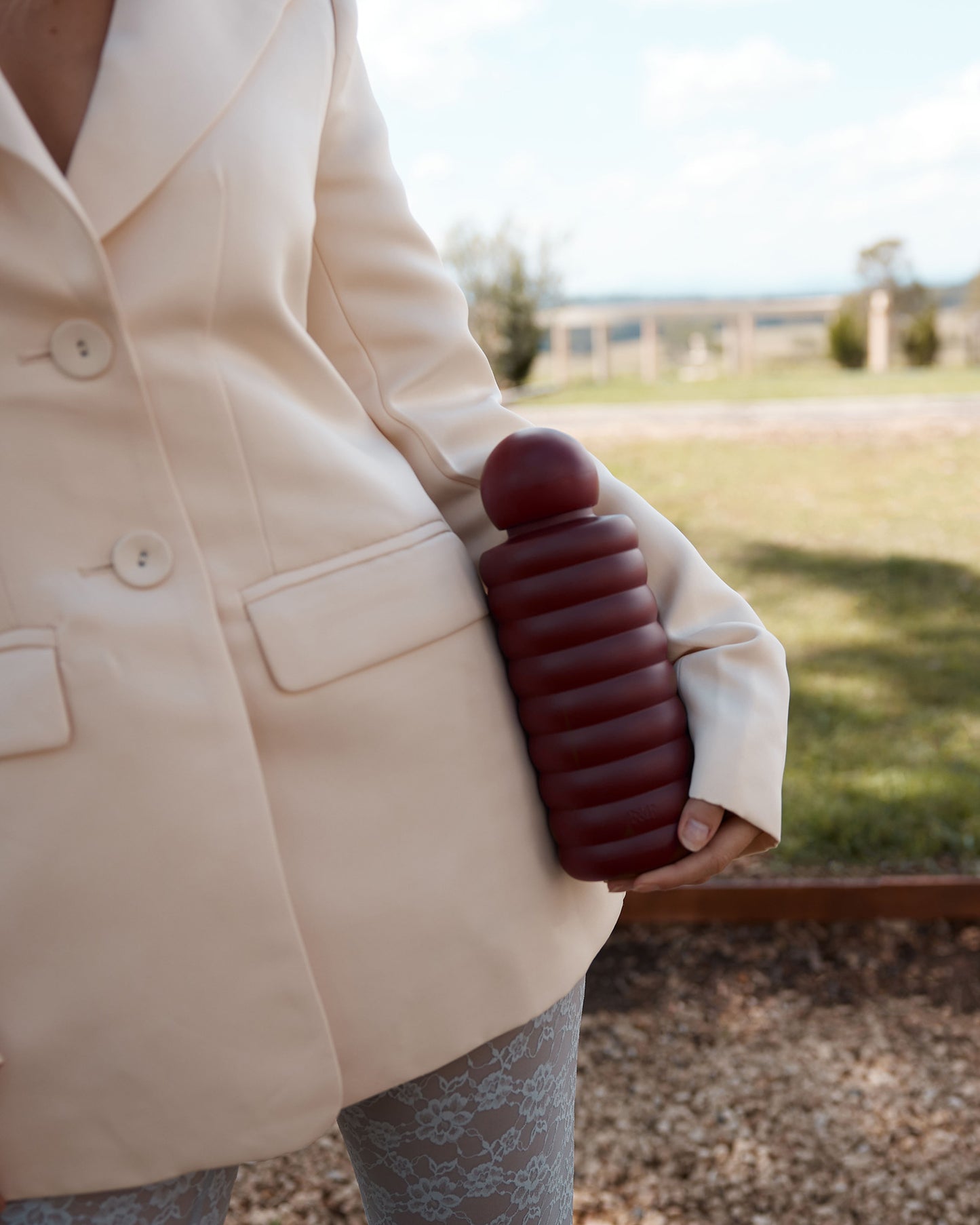 The Bubble Reusable Water Bottle - Cherry