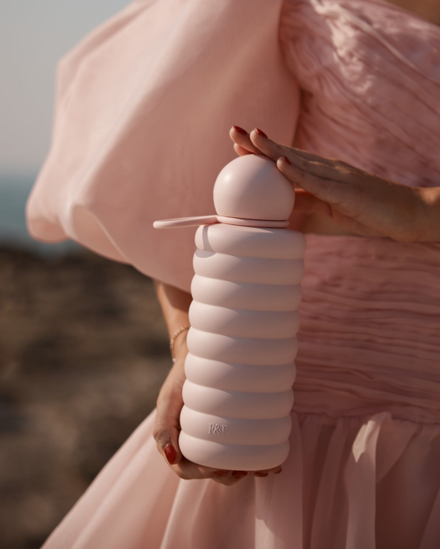 The Bubble Reusable Water Bottle - Ballet Pink