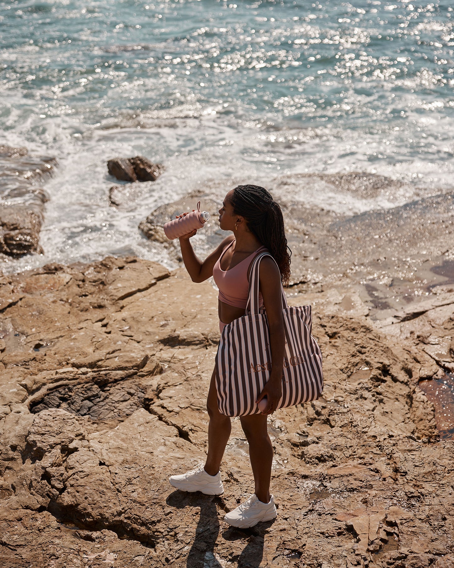 The Bubble Reusable Water Bottle - Dusty Rose