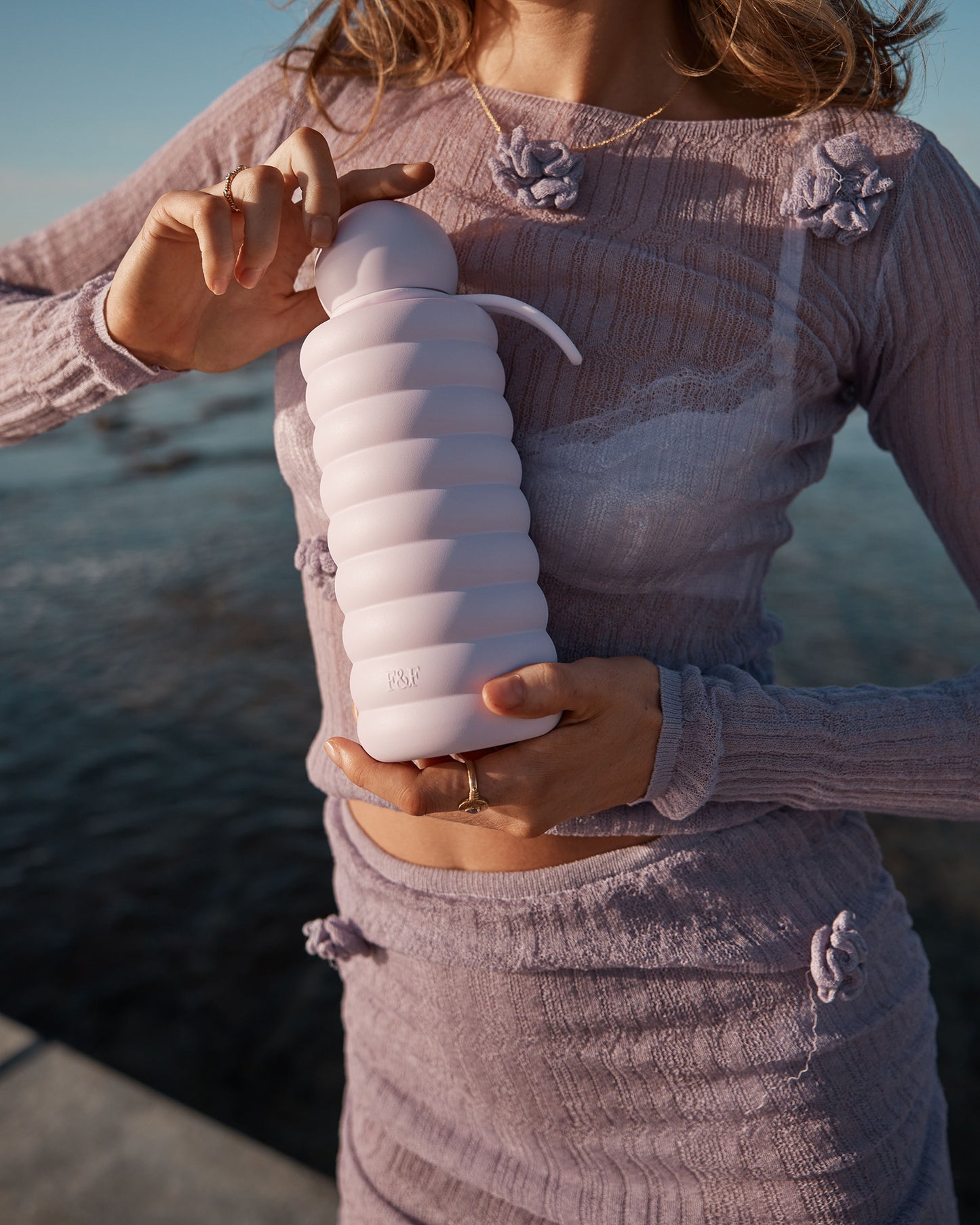 The Bubble Reusable Water Bottle - Lavender