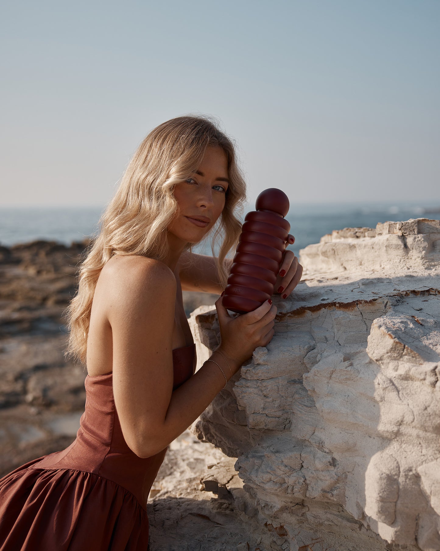 The Bubble Reusable Water Bottle - Cherry
