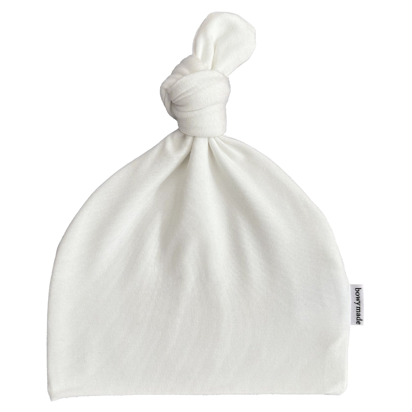 Top Knot Beanie - Vanilla