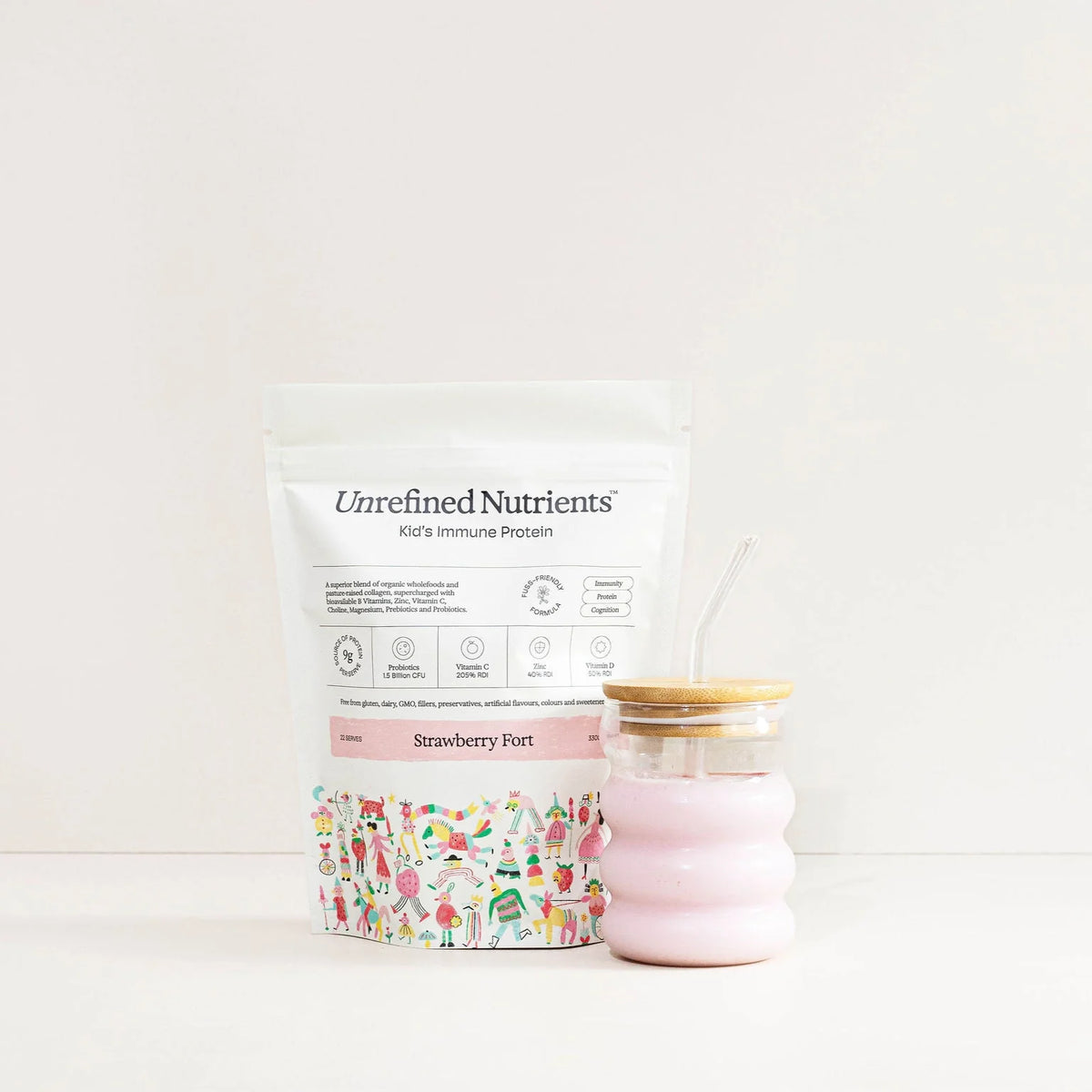 Kid's Immune Protein - Strawberry Forte