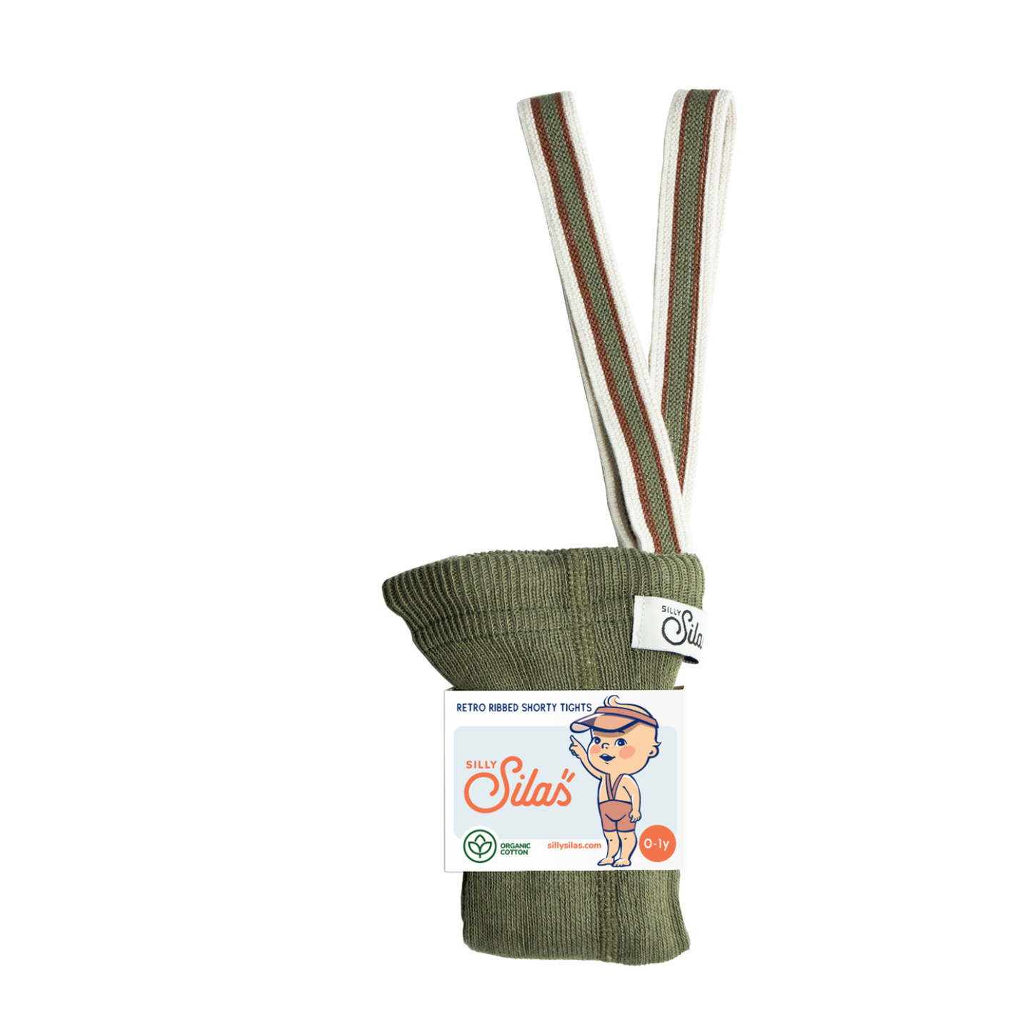 Shorty Tights - Olive Striped
