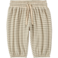 Organic Weekend Pants - Sage Stripes