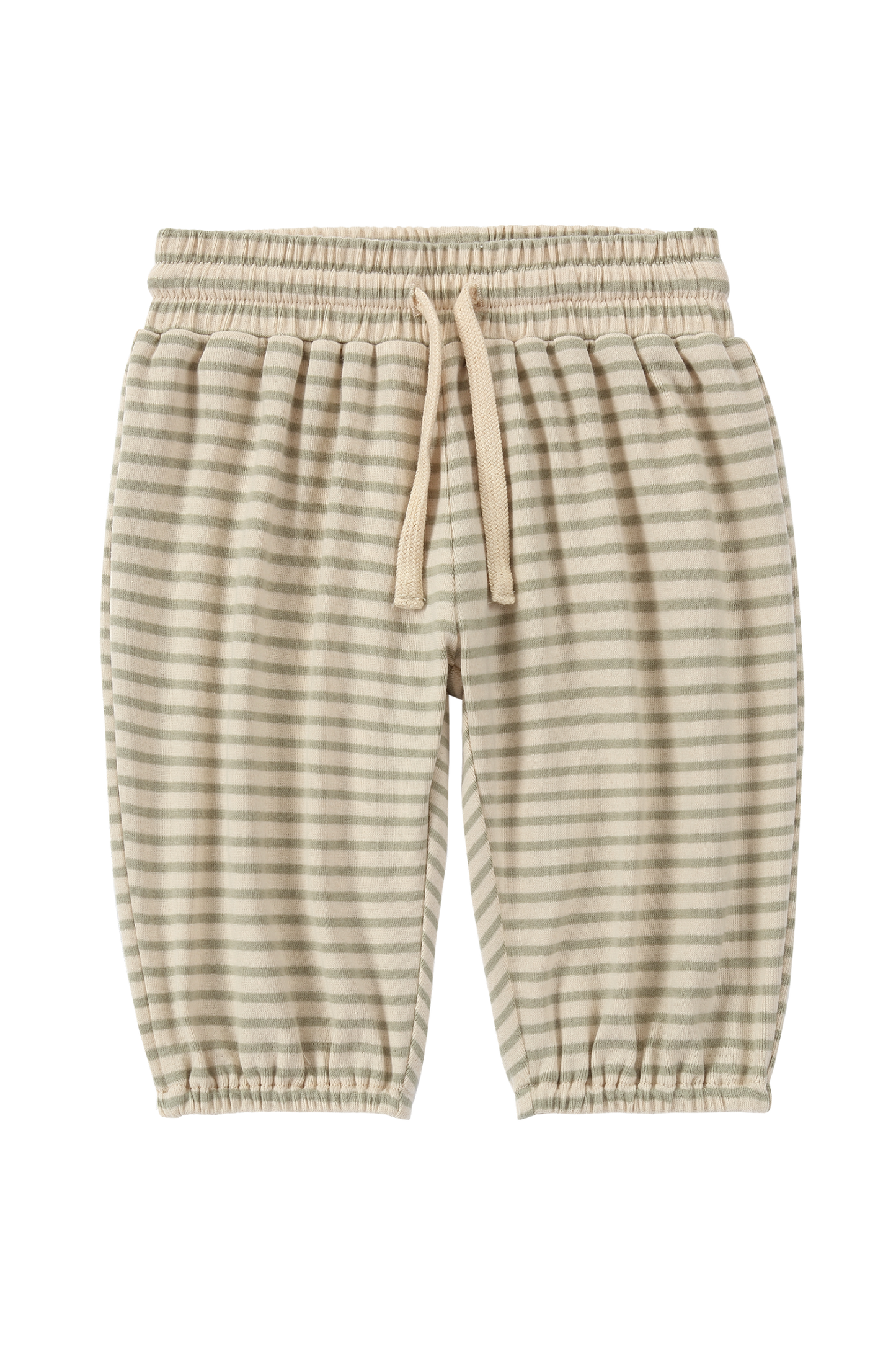 Organic Weekend Pants - Sage Stripes