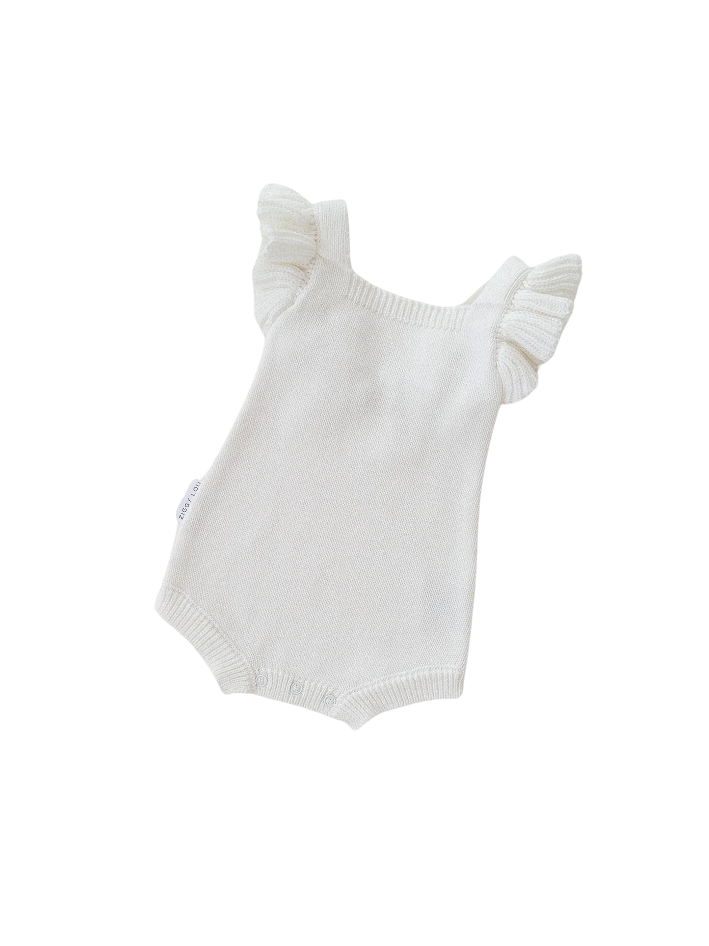 Frill Romper - Milk