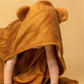 Hooded Towel - Caramel