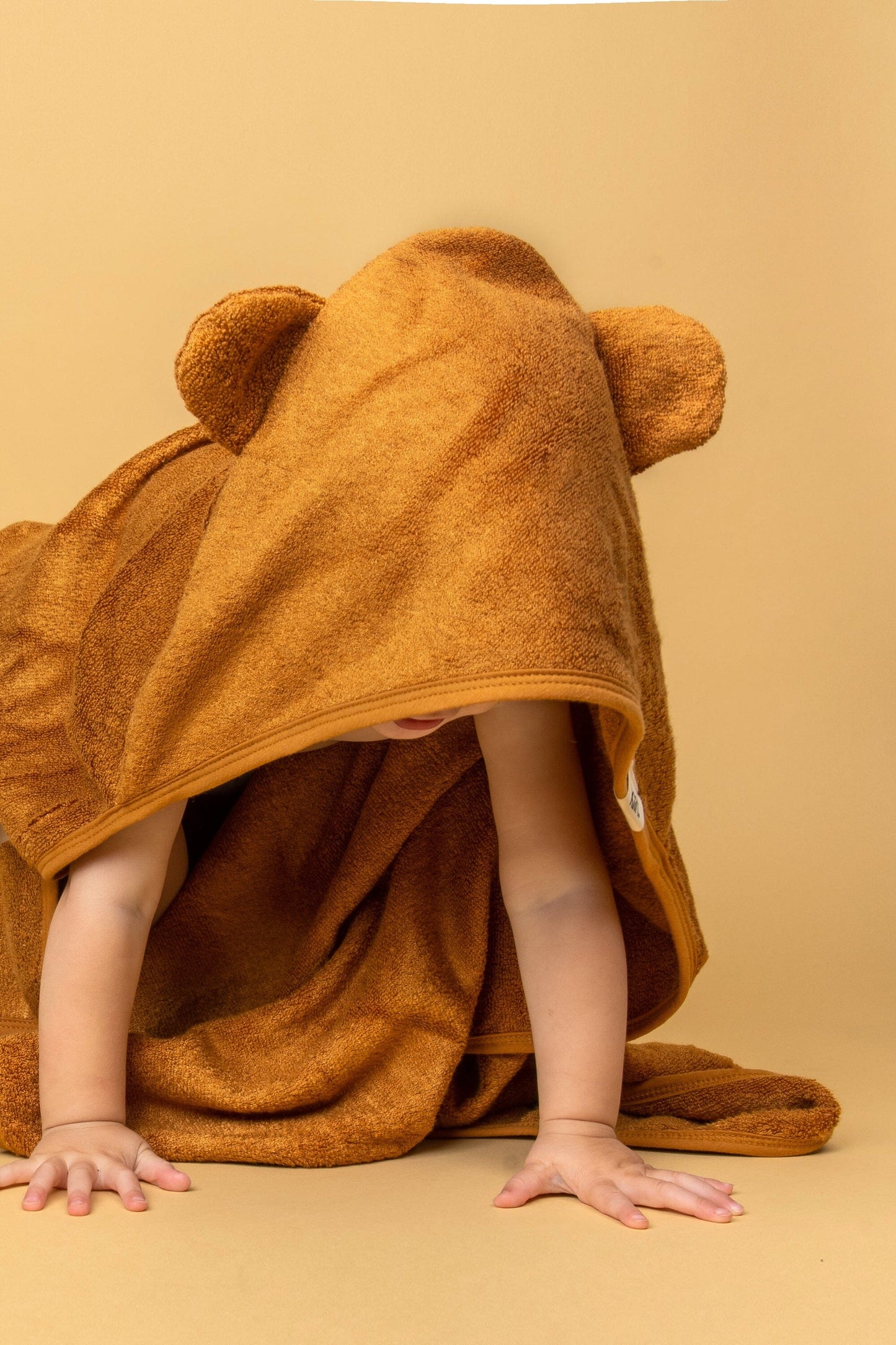 Hooded Towel - Caramel