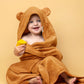 Hooded Towel - Caramel