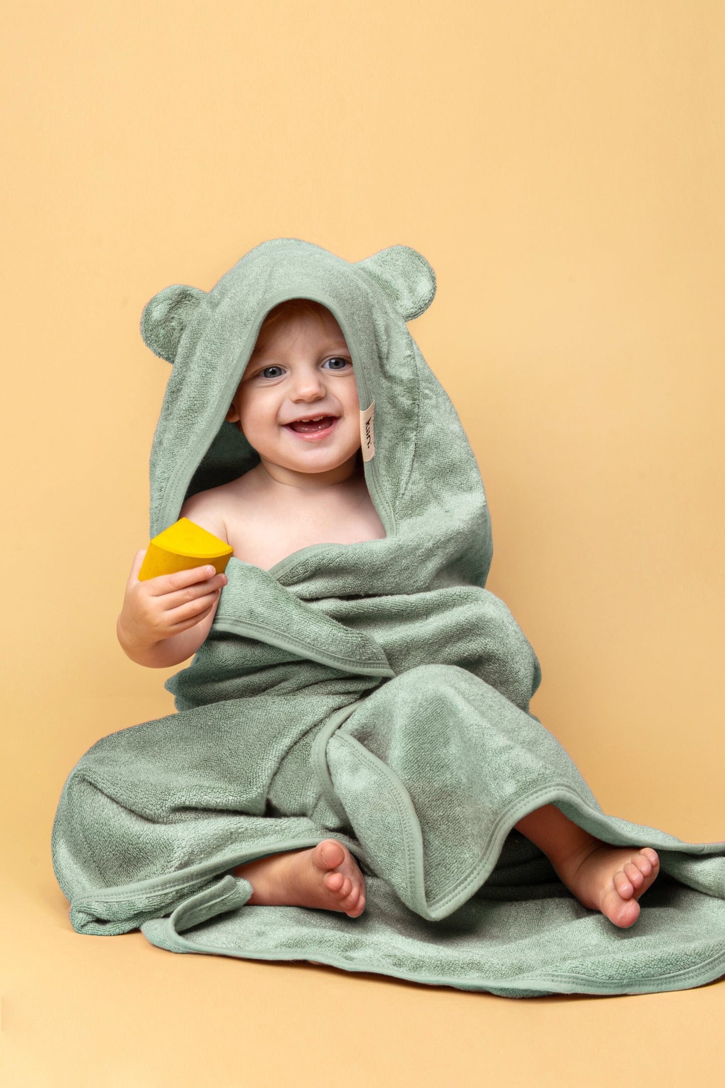 Hooded Towel - Sage